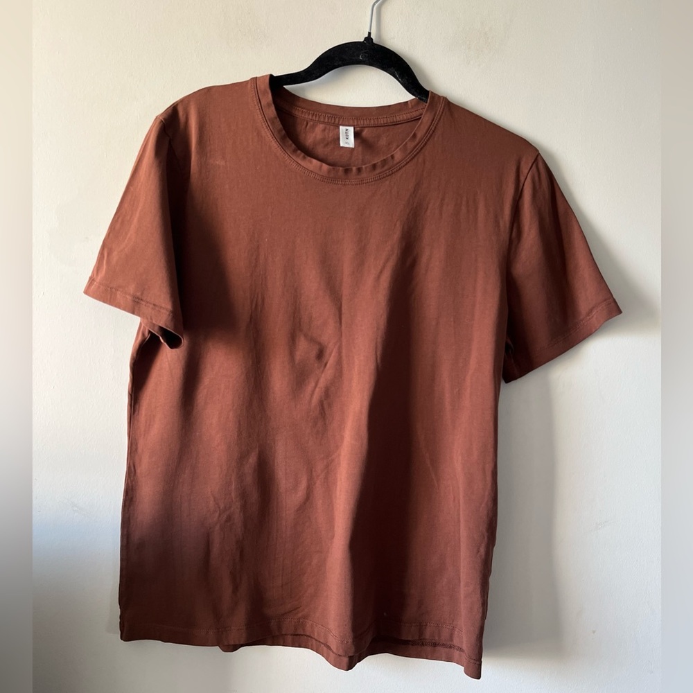 KOTN Chestnut Brown Basic Short Sleeve Tee - XL